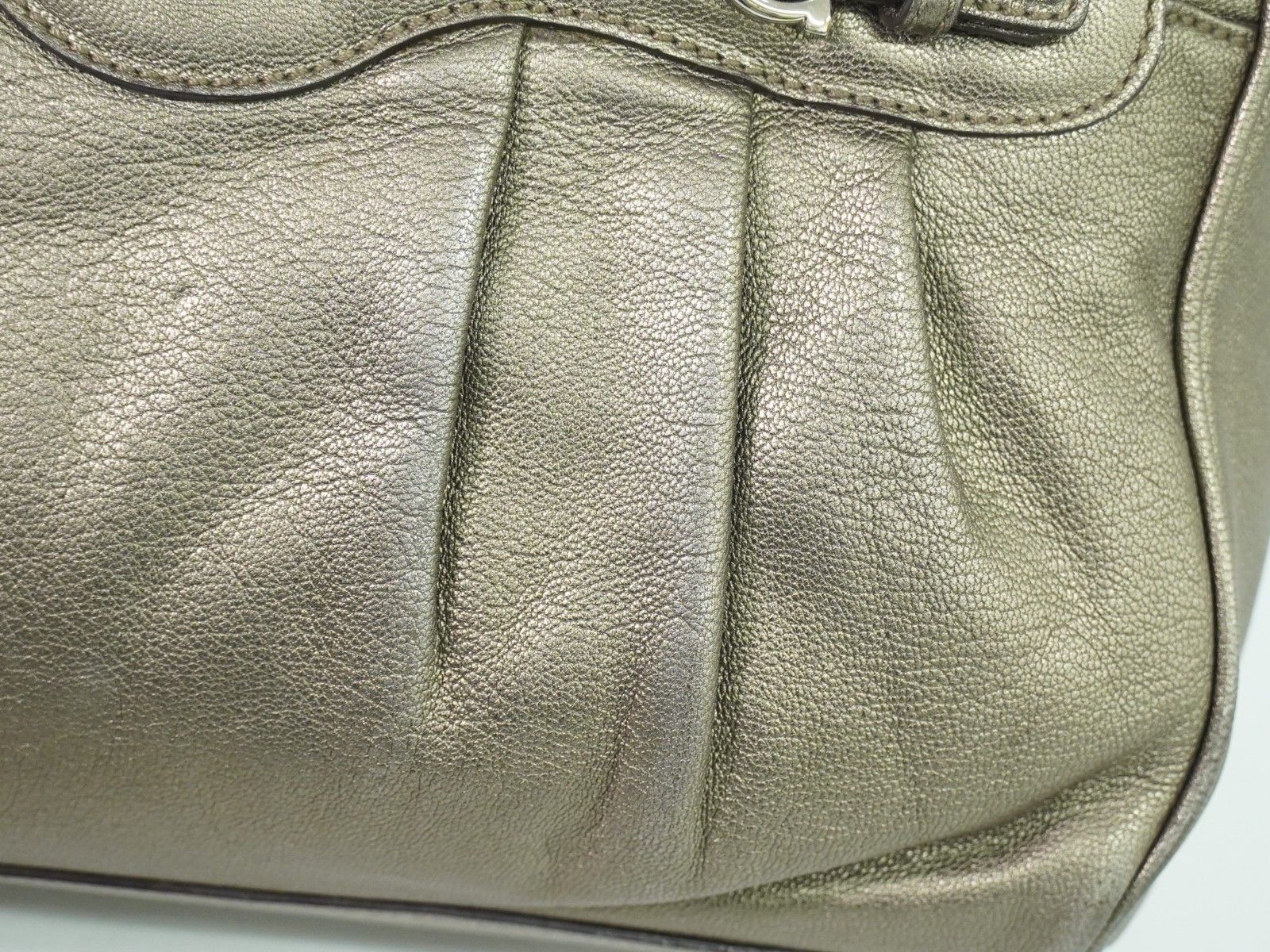 Salvatore Ferragamo Salvatore Ferragamo Gancini Buckle Shoulder Bag Leather Size ONE SIZE - 12 Thumbnail