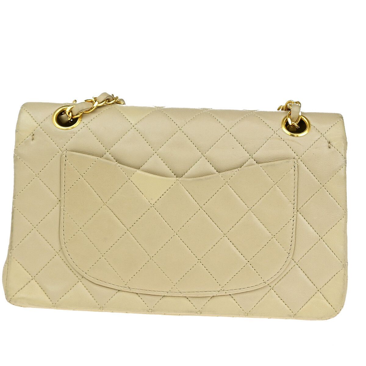 Chanel Chanel Vintage Classic Double Flap Bag Quilted Lambskin Size ONE SIZE - 2 Thumbnail