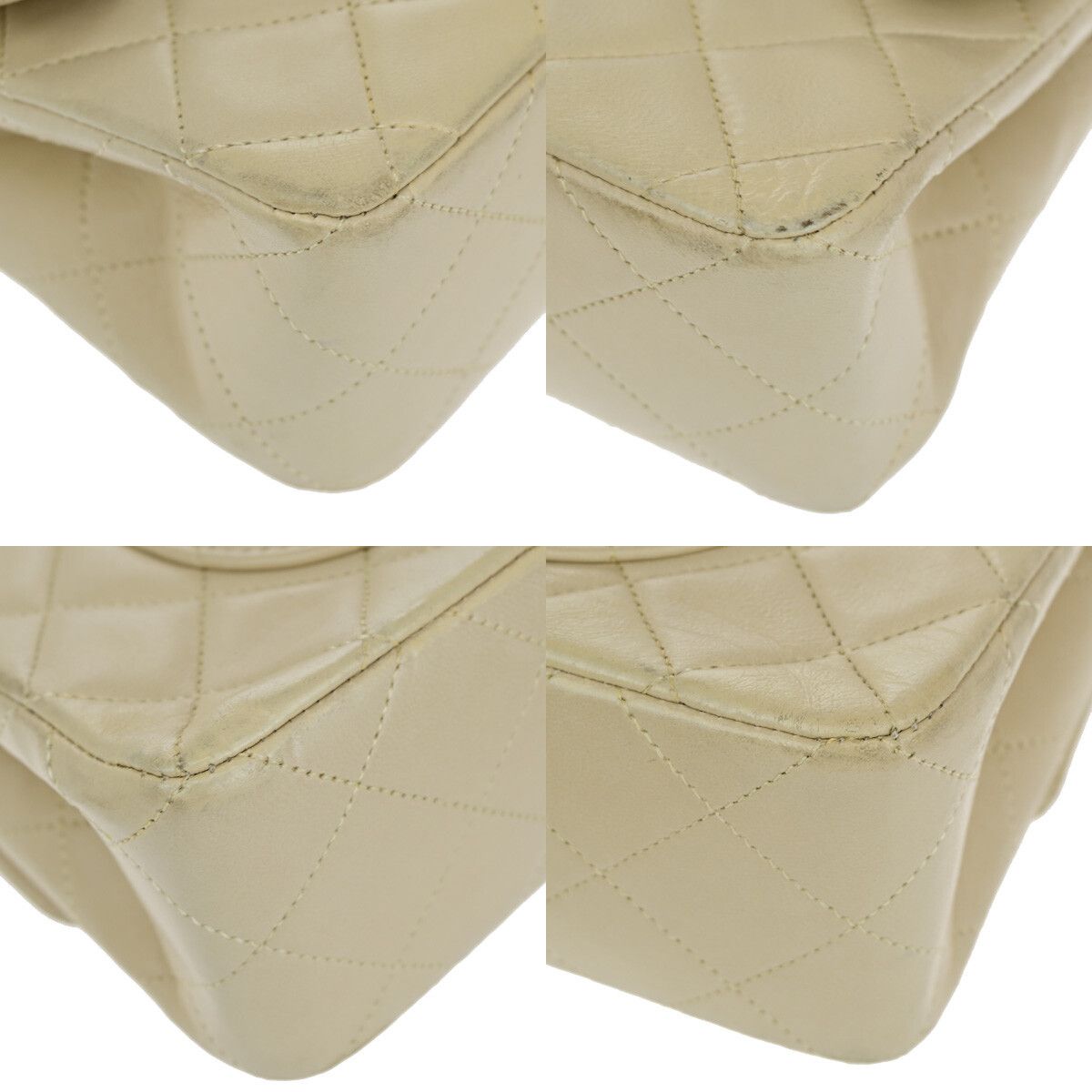 Chanel Chanel Vintage Classic Double Flap Bag Quilted Lambskin Size ONE SIZE - 10 Thumbnail