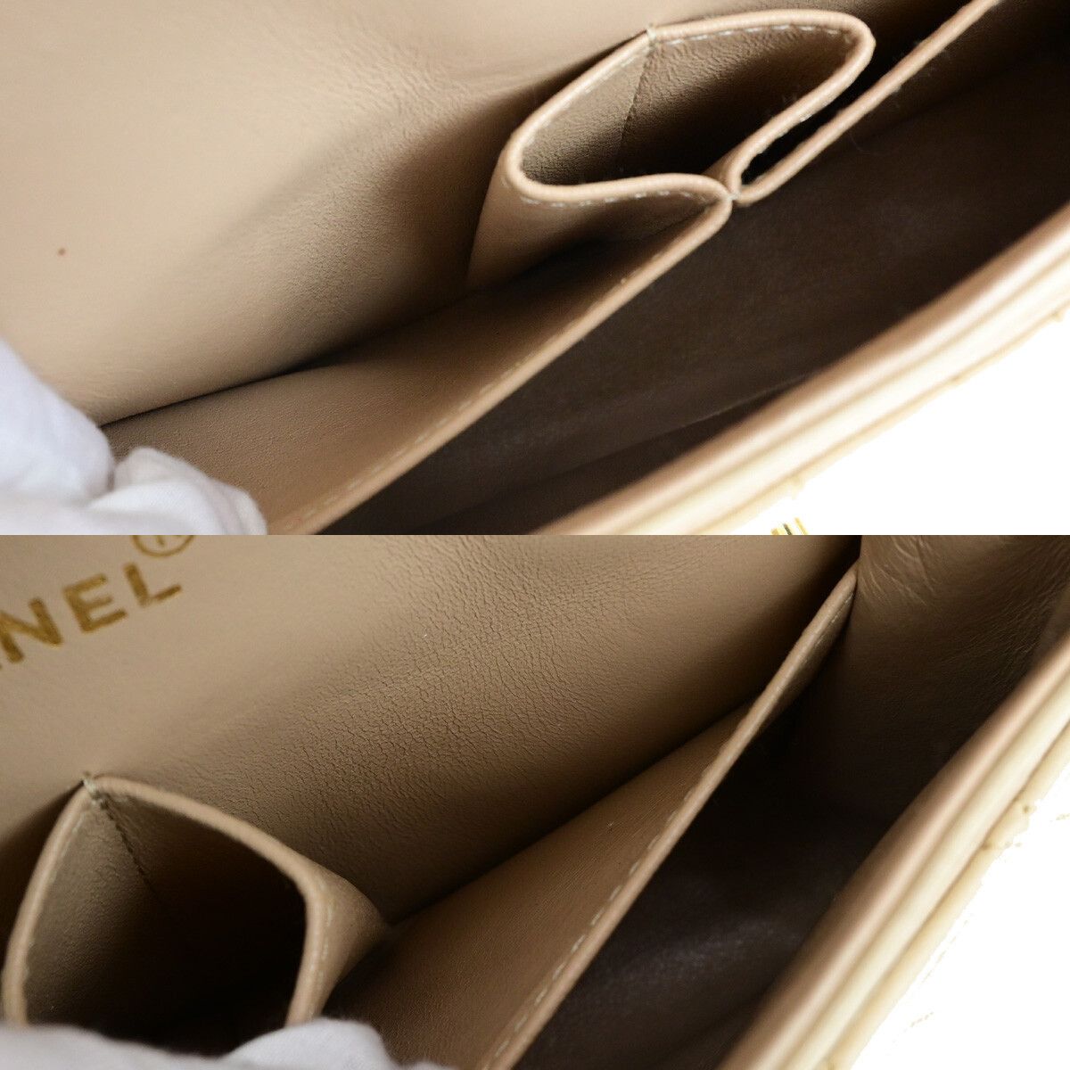 Chanel Chanel Vintage Classic Double Flap Bag Quilted Lambskin Size ONE SIZE - 6 Thumbnail