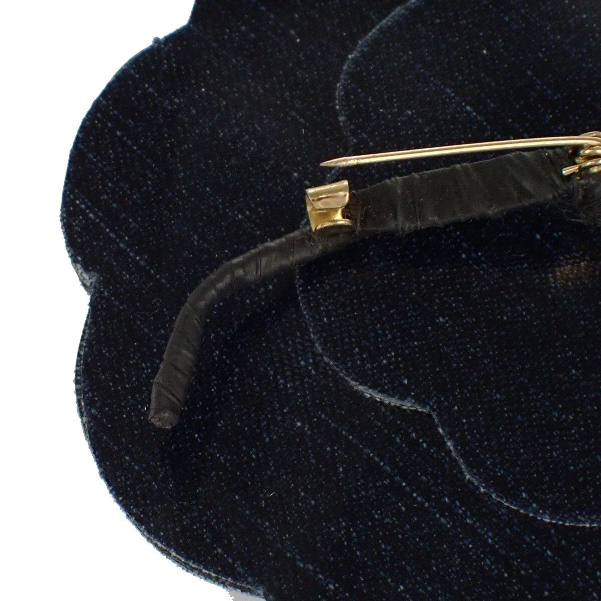 Chanel Chanel Camellia Brooch Denim Size ONE SIZE - 8 Thumbnail