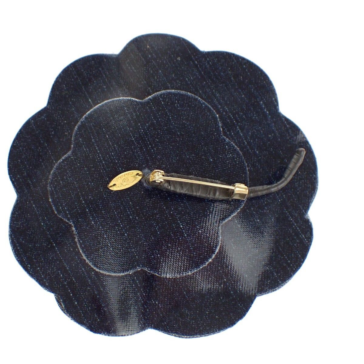 Chanel Chanel Camellia Brooch Denim Size ONE SIZE - 2 Thumbnail