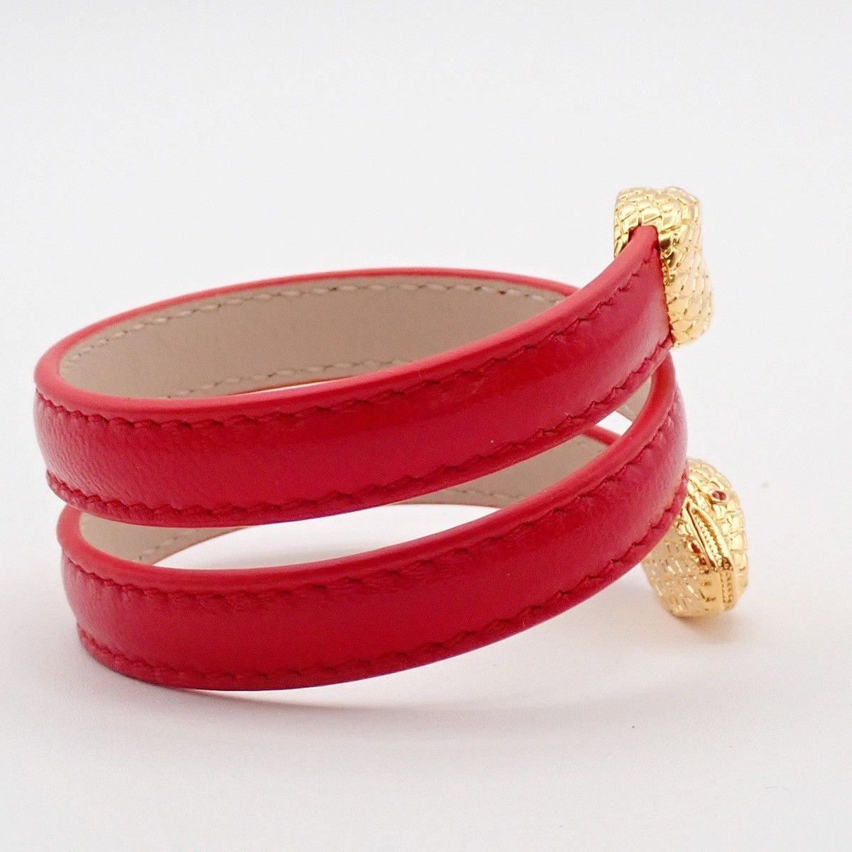 Bvlgari Bvlgari Serpenti Forever Double Wrap Bracelet Leather Size ONE SIZE - 4 Thumbnail