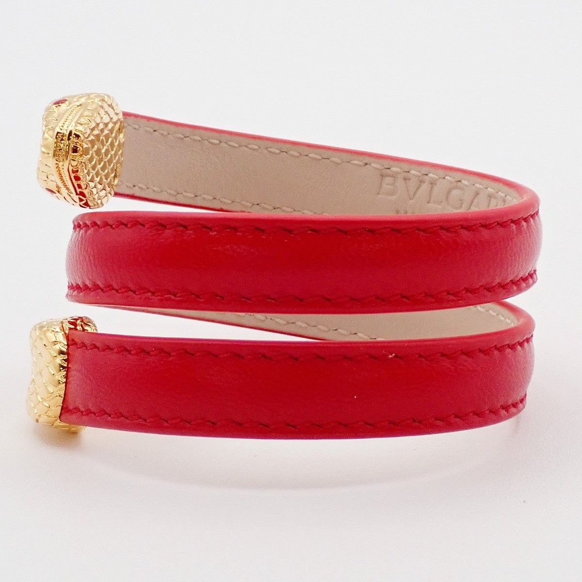 Bvlgari Bvlgari Serpenti Forever Double Wrap Bracelet Leather Size ONE SIZE - 3 Thumbnail