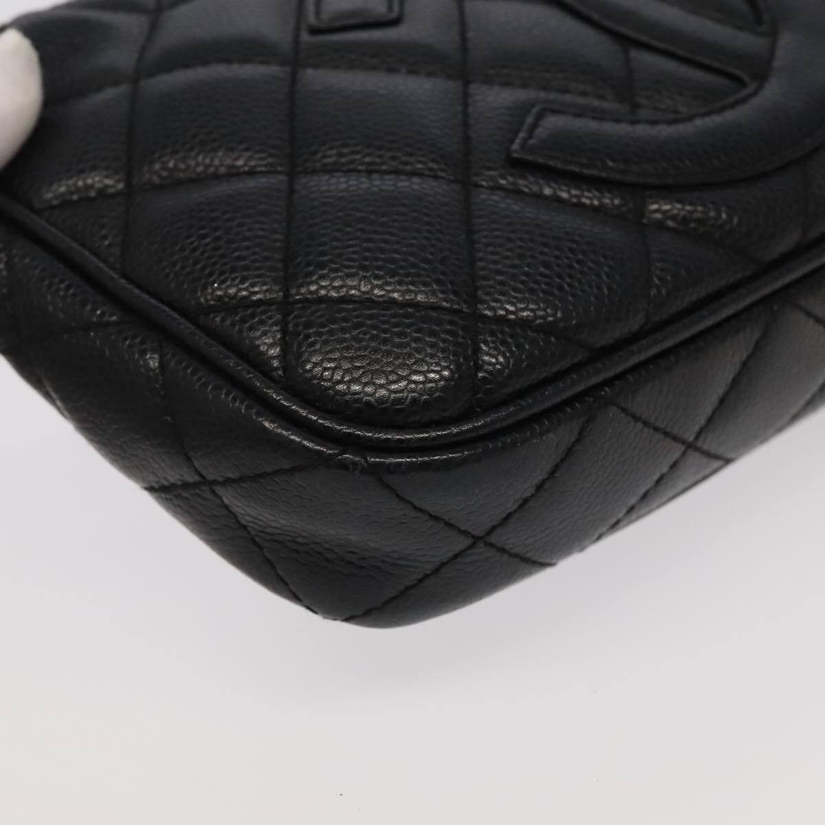 Chanel Chanel Timeless CC Chain Pochette Quilted Caviar Size ONE SIZE - 9 Thumbnail