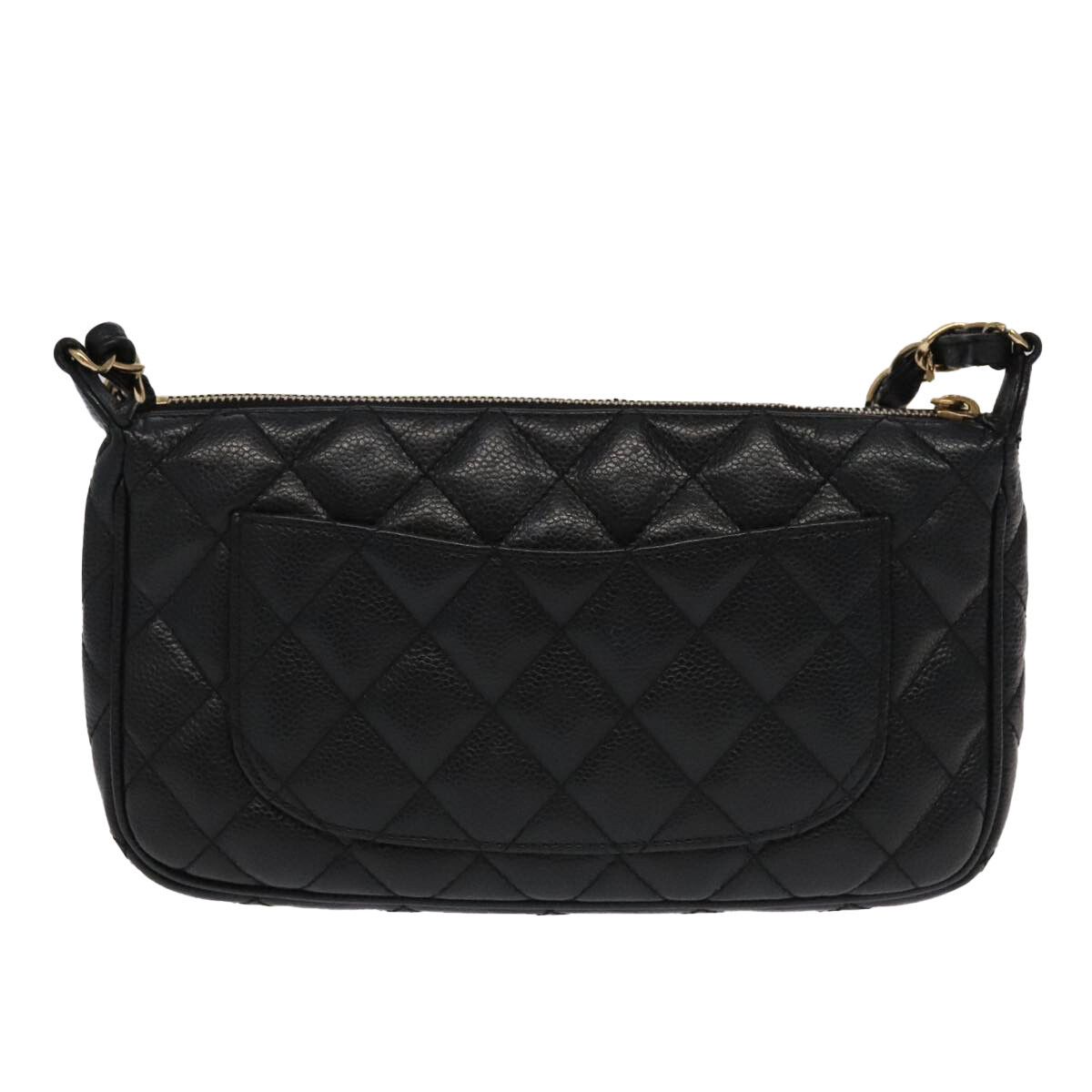 Chanel Chanel Timeless CC Chain Pochette Quilted Caviar Size ONE SIZE - 2 Thumbnail