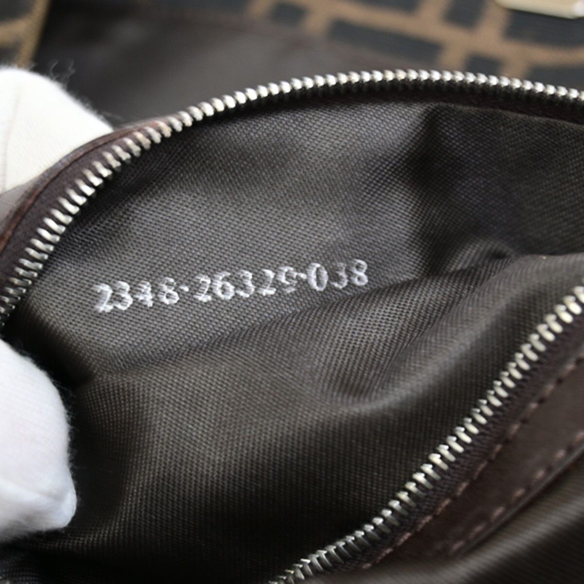 Fendi Fendi Vintage FF Handle Tote Zucca Canvas Size ONE SIZE - 6 Thumbnail