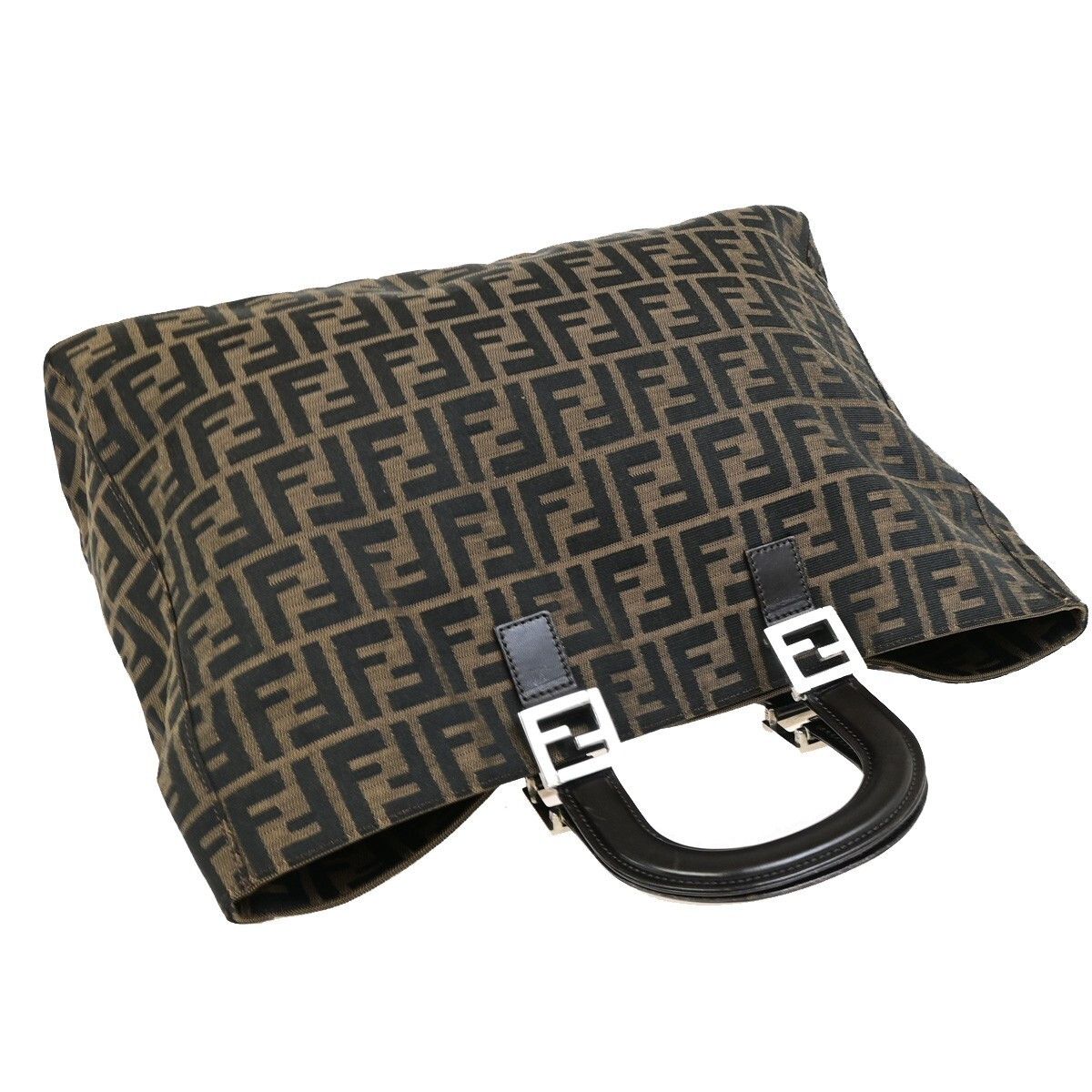 Fendi Fendi Vintage FF Handle Tote Zucca Canvas Size ONE SIZE - 13 Thumbnail