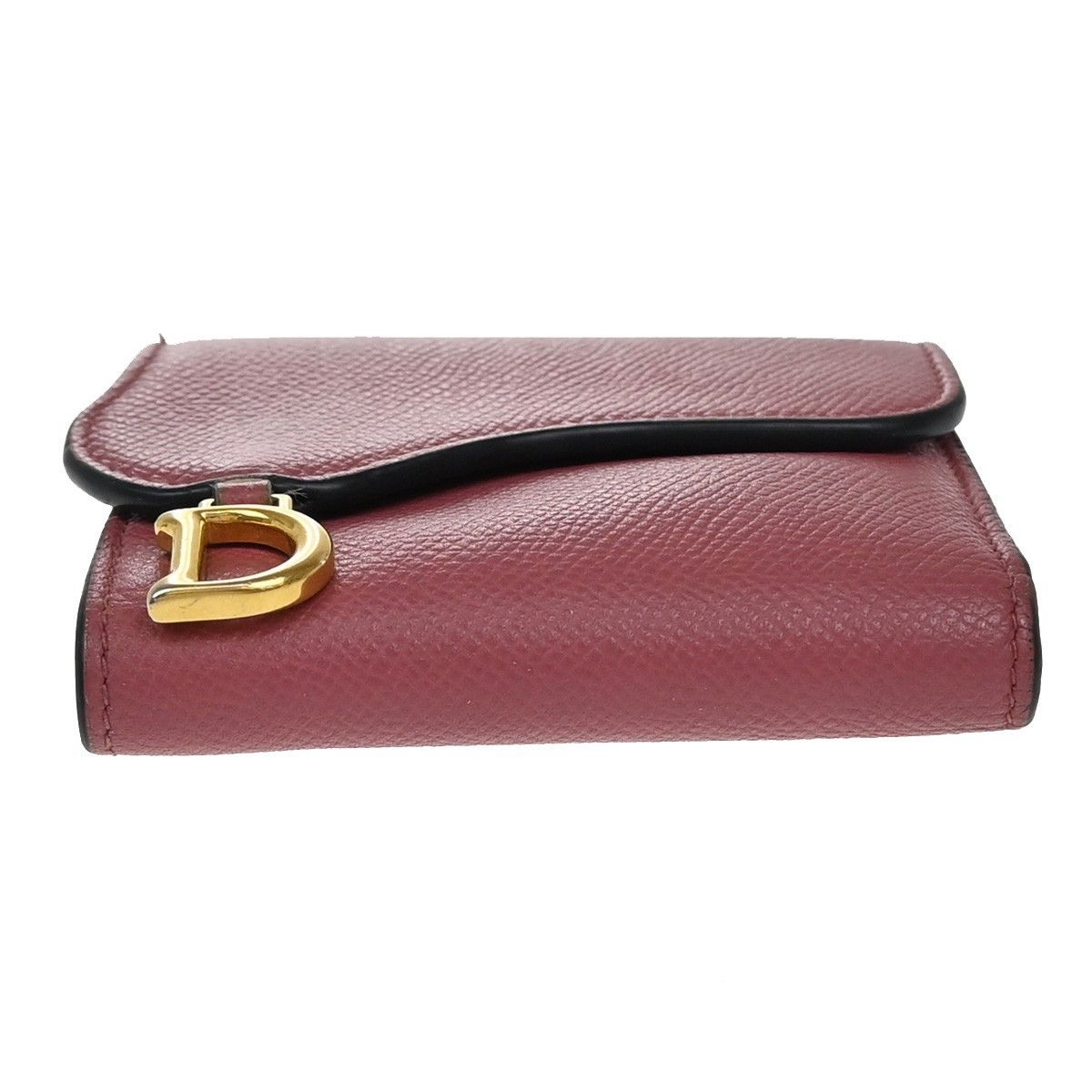 Dior Christian Dior Saddle Trifold Flap Wallet Leather Size ONE SIZE - 11 Thumbnail