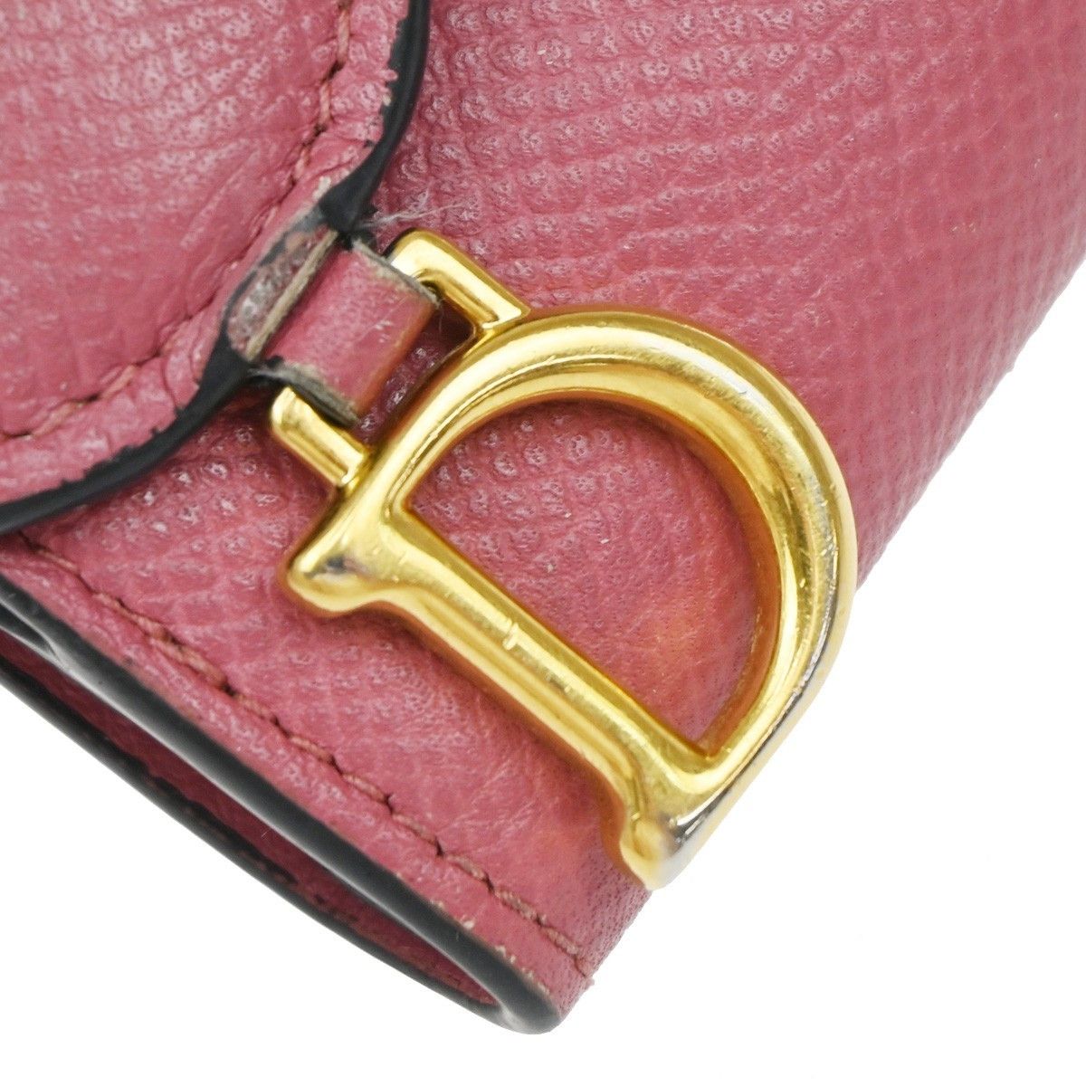 Dior Christian Dior Saddle Trifold Flap Wallet Leather Size ONE SIZE - 9 Thumbnail