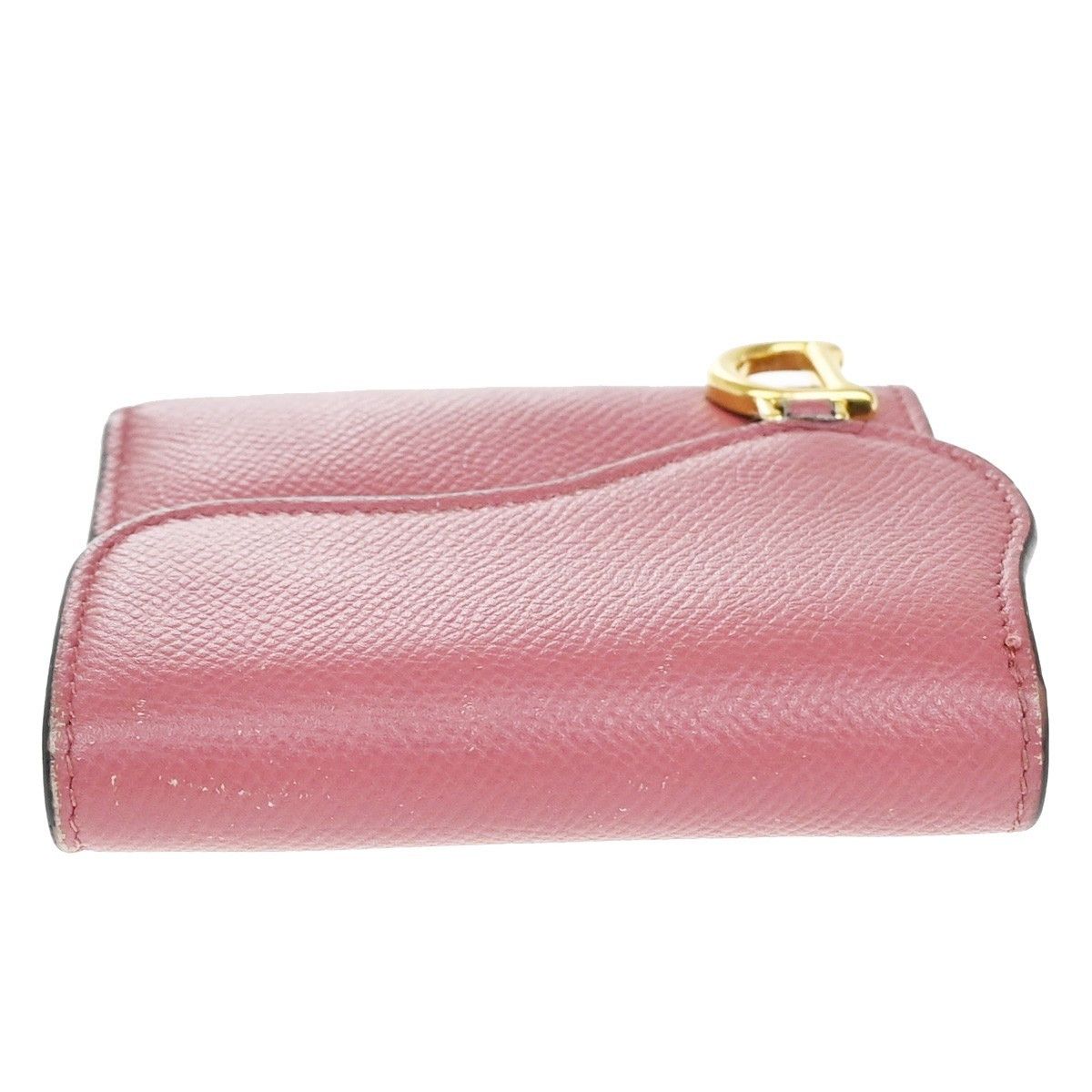 Dior Christian Dior Saddle Trifold Flap Wallet Leather Size ONE SIZE - 10 Thumbnail