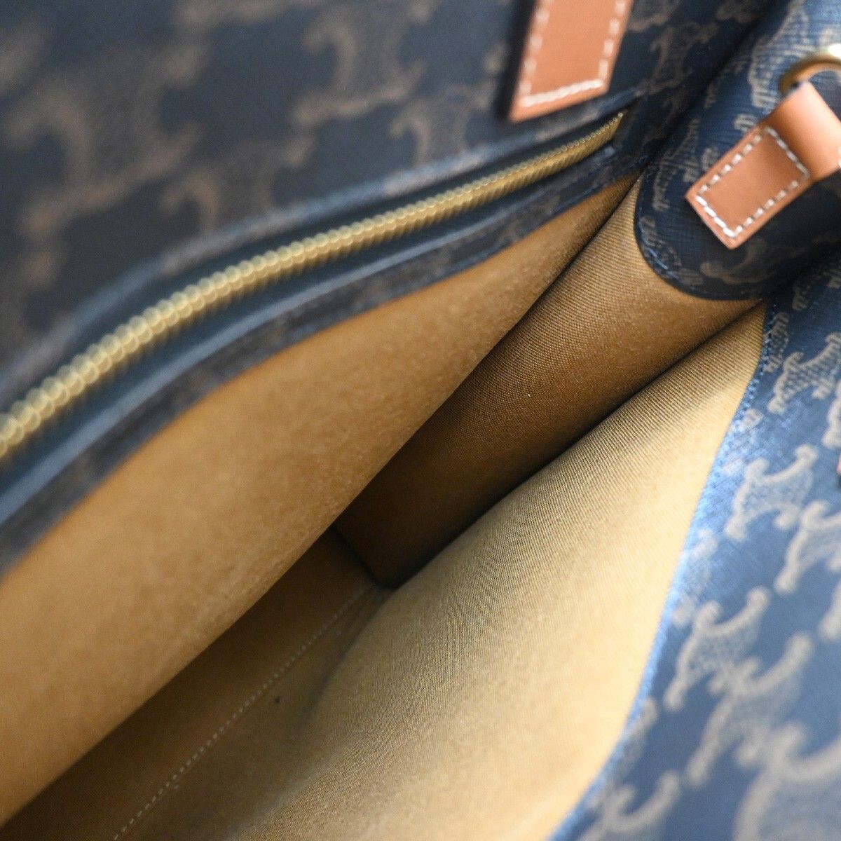 Celine Celine Vertical Cabas Tote Triomphe Coated Canvas Size ONE SIZE - 17 Thumbnail