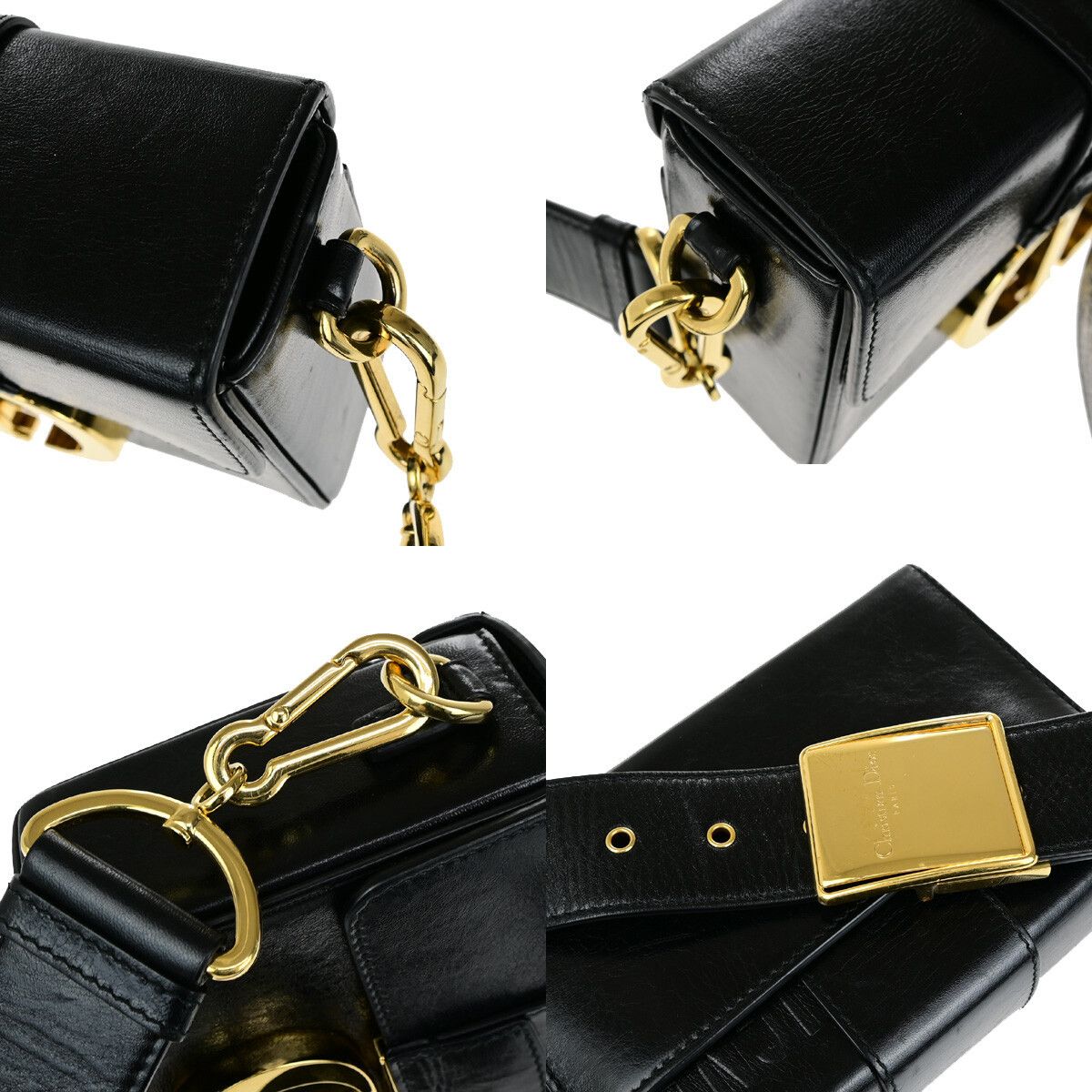 Dior Christian Dior 30 Montaigne Box Bag Leather Size ONE SIZE - 10 Thumbnail
