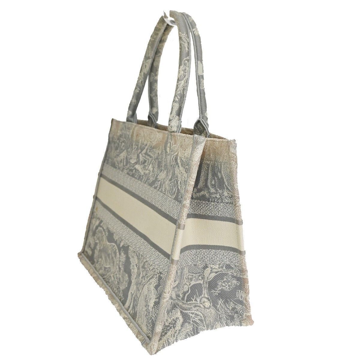 Dior Christian Dior Book Tote Embroidered Canvas Size ONE SIZE - 4 Thumbnail