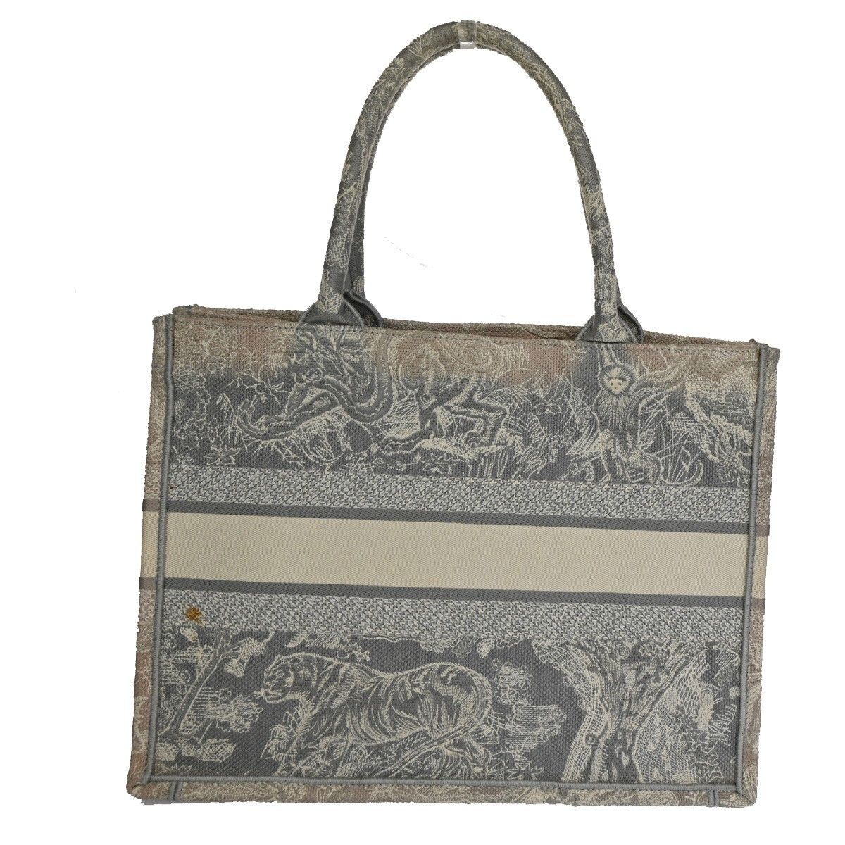 Dior Christian Dior Book Tote Embroidered Canvas Size ONE SIZE - 2 Thumbnail