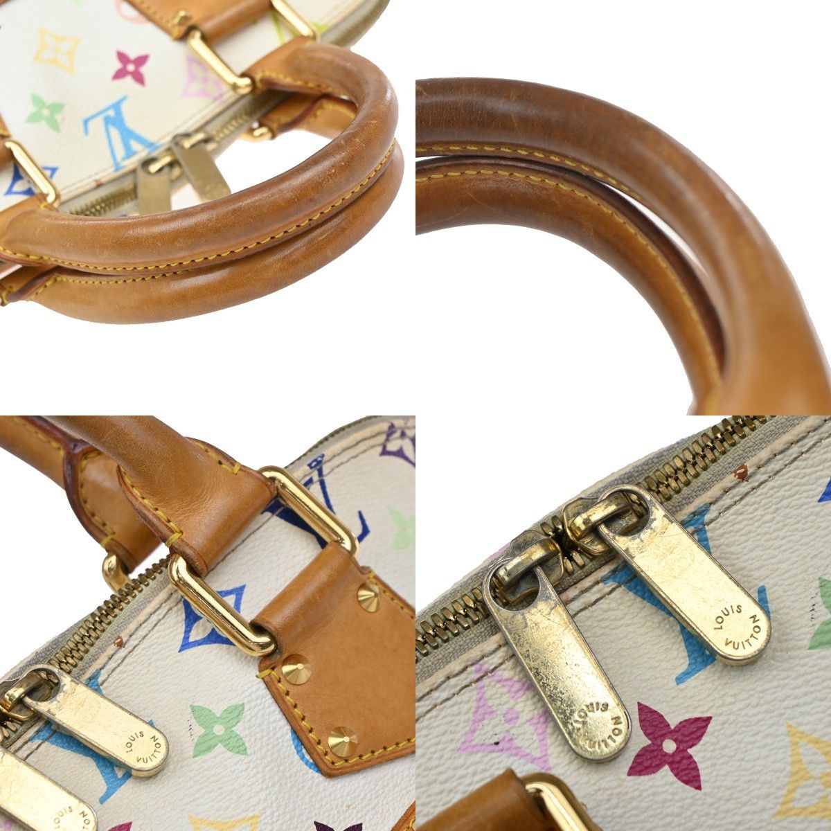 Louis Vuitton Louis Vuitton Alma Handbag Monogram Multicolor Size ONE SIZE - 8 Thumbnail