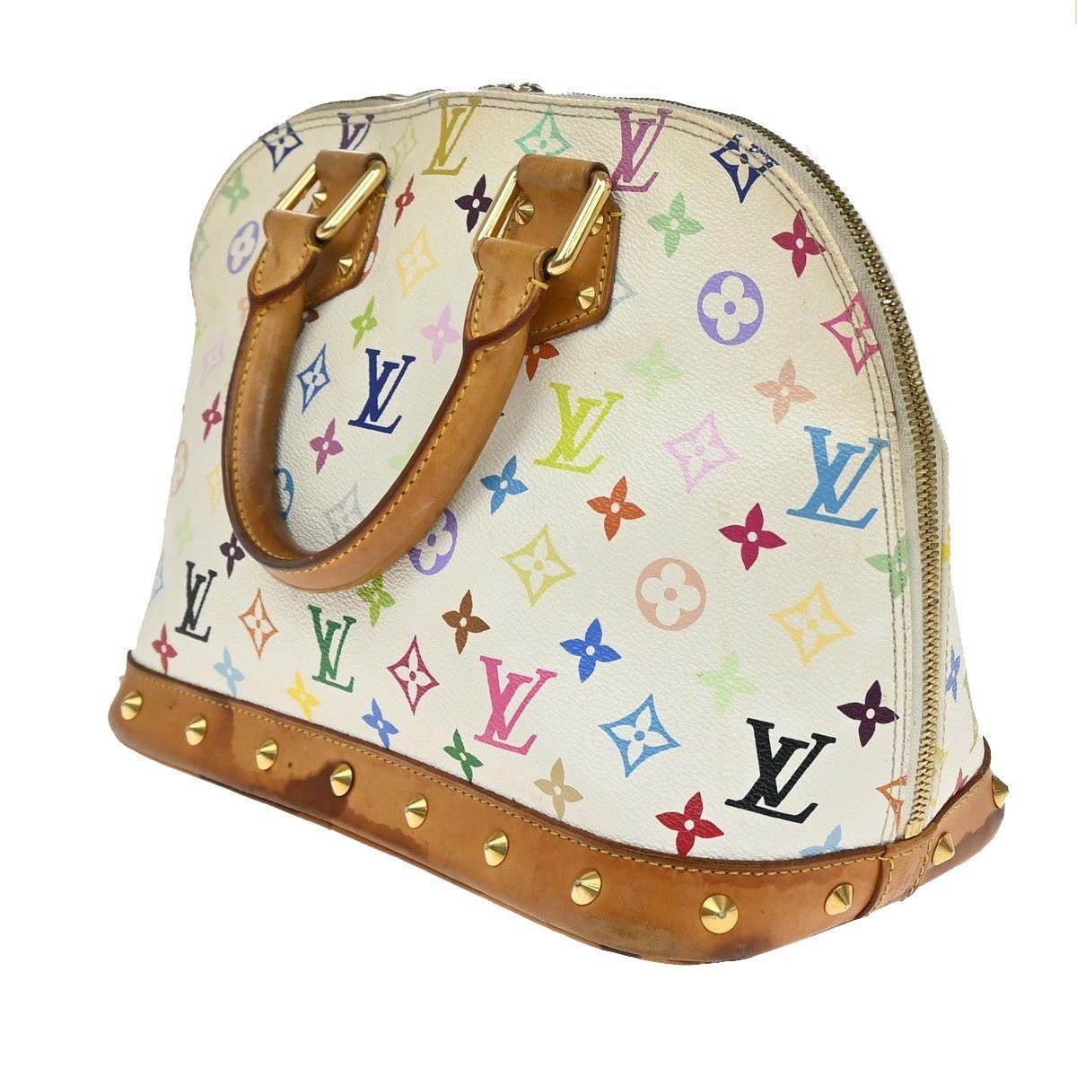 Louis Vuitton Louis Vuitton Alma Handbag Monogram Multicolor Size ONE SIZE - 4 Thumbnail