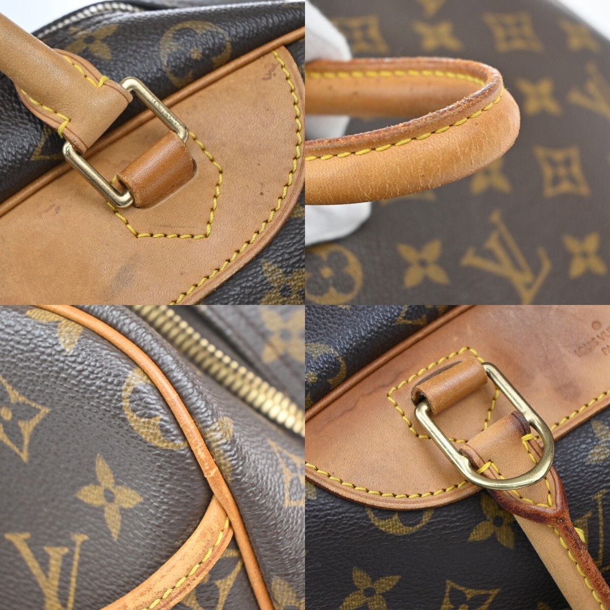 Louis Vuitton Louis Vuitton Deauville Handbag Monogram Canvas Size ONE SIZE - 10 Thumbnail