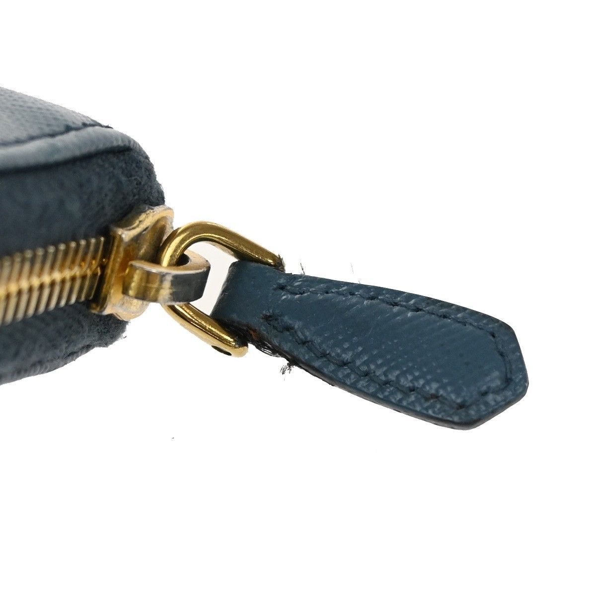 Prada Prada Zip Around Tab Wallet Saffiano Leather Size ONE SIZE - 15 Thumbnail