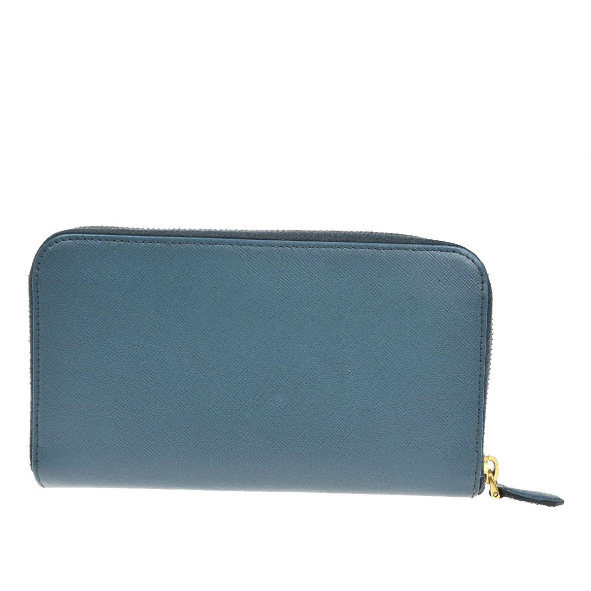Prada Prada Zip Around Tab Wallet Saffiano Leather Size ONE SIZE - 2 Thumbnail