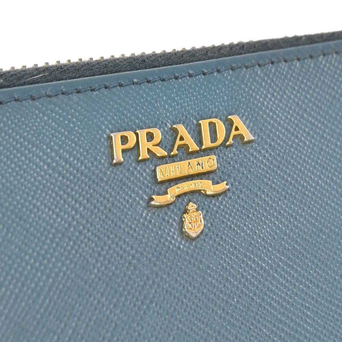 Prada Prada Zip Around Tab Wallet Saffiano Leather Size ONE SIZE - 11 Thumbnail