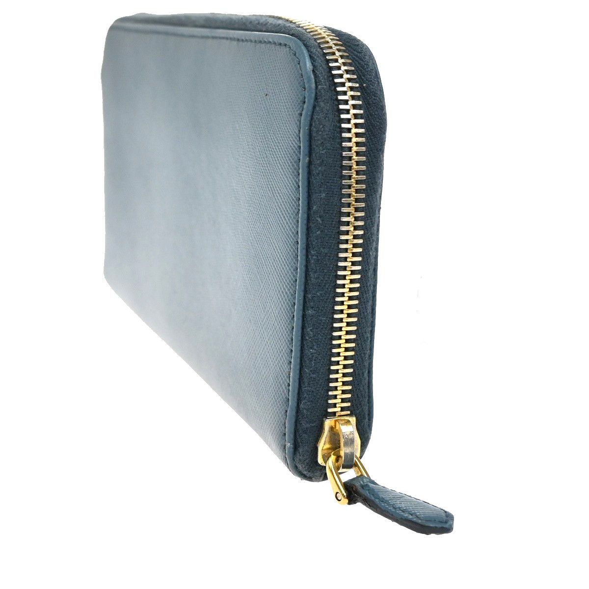 Prada Prada Zip Around Tab Wallet Saffiano Leather Size ONE SIZE - 4 Thumbnail