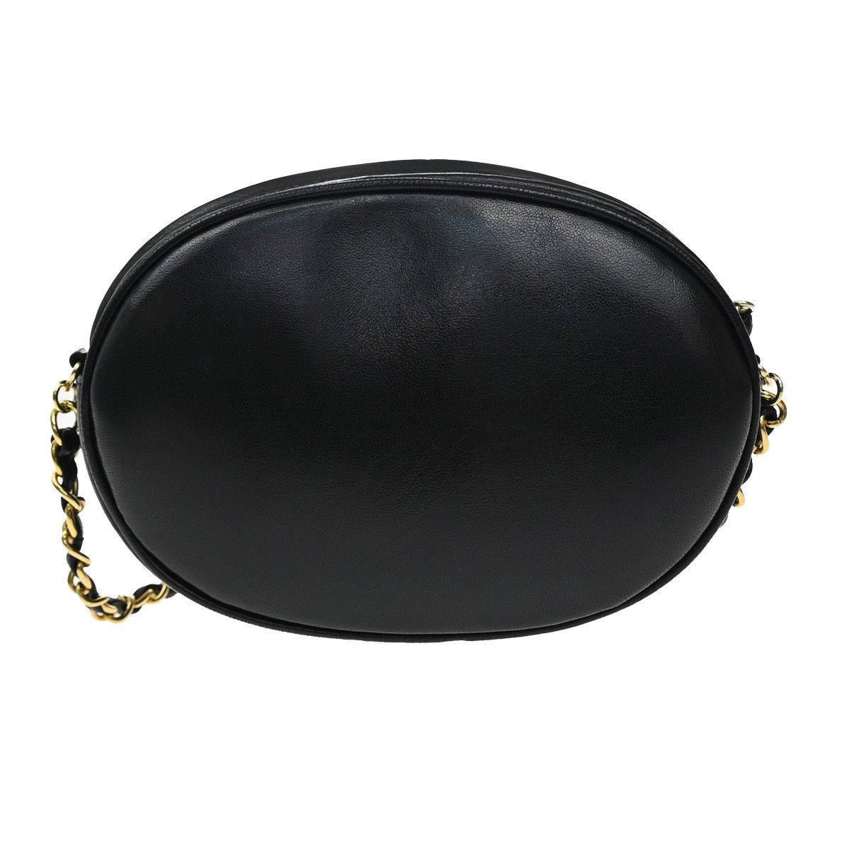Chanel Chanel Vintage CC Oval Chain Bag Leather Size ONE SIZE - 2 Thumbnail