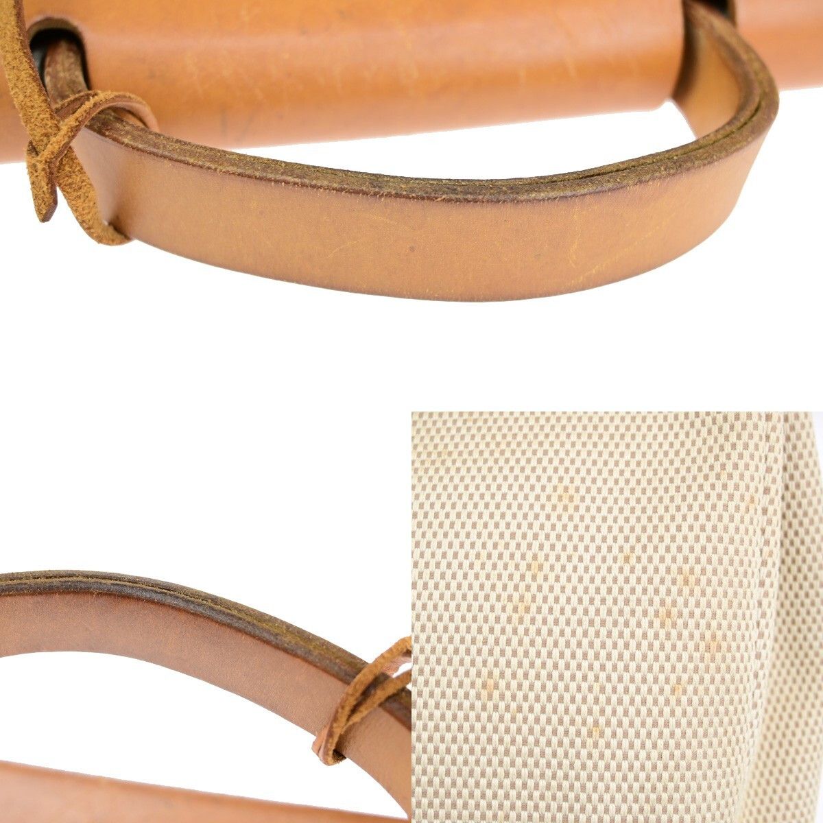 Hermes Hermes Herbag Zip Leather and Toile Size ONE SIZE - 8 Thumbnail