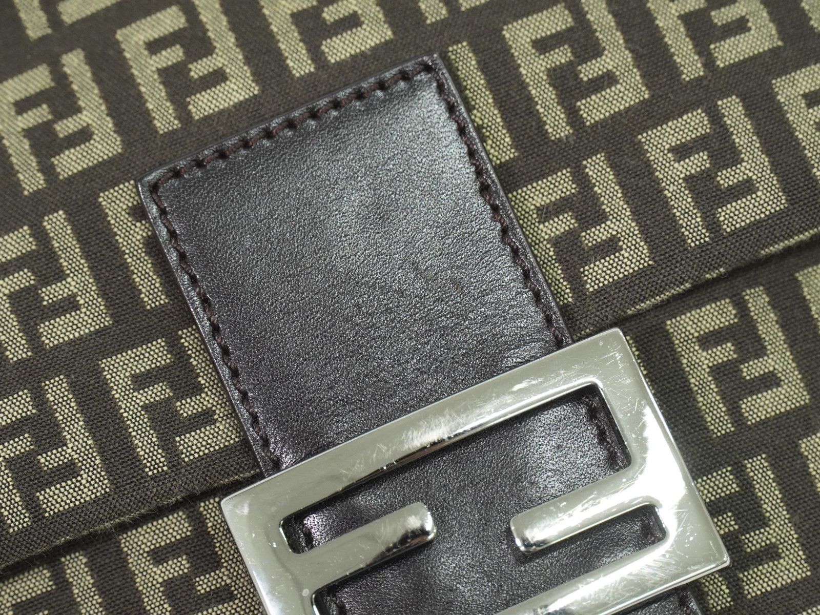Fendi Fendi Mamma Baguette Shoulder Bag Canvas Size ONE SIZE - 8 Thumbnail