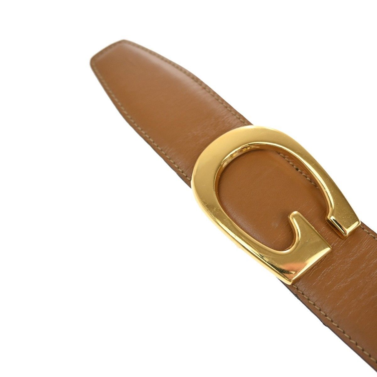 Gucci Gucci Vintage Interlocking G Reversible Belt Leather Size ONE SIZE - 10 Thumbnail
