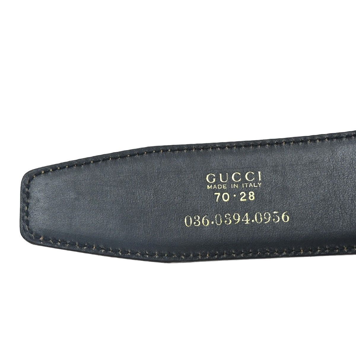 Gucci Gucci Vintage Interlocking G Reversible Belt Leather Size ONE SIZE - 5 Thumbnail