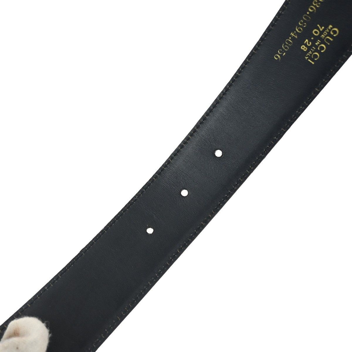 Gucci Gucci Vintage Interlocking G Reversible Belt Leather Size ONE SIZE - 9 Thumbnail