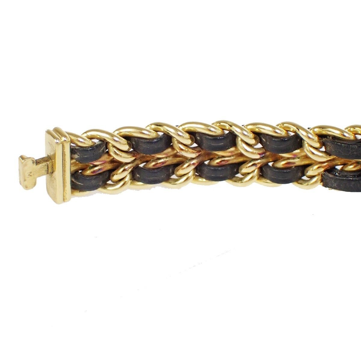 Chanel Chanel Premiere Rock Quartz Plated Metal and Leather Size ONE SIZE - 14 Thumbnail
