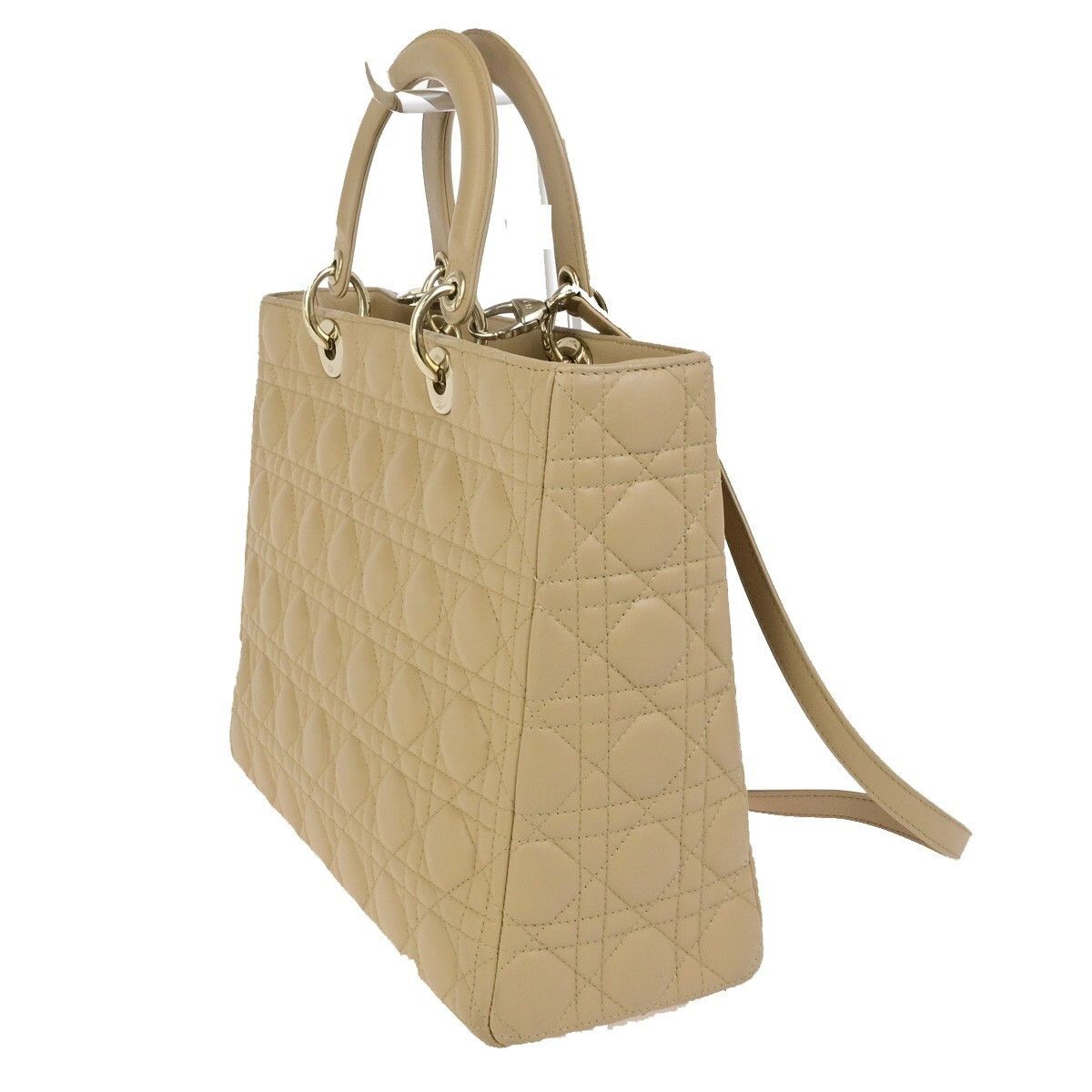 Dior Christian Dior Vintage Lady Dior Bag Cannage Size ONE SIZE - 4 Thumbnail