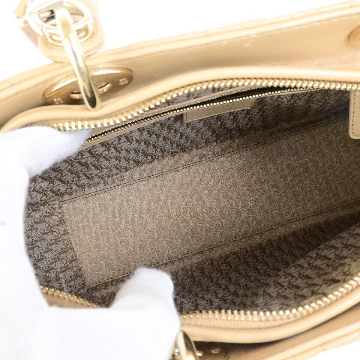 Dior Christian Dior Vintage Lady Dior Bag Cannage Size ONE SIZE - 5 Thumbnail