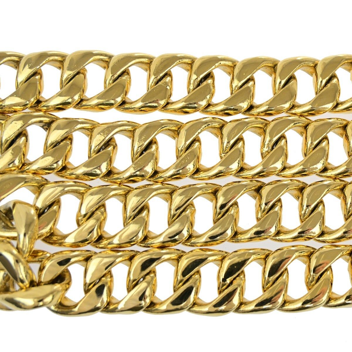 Chanel Chanel CC Chunky Chain-Link Belt Gold-plated Size ONE SIZE - 4 Thumbnail