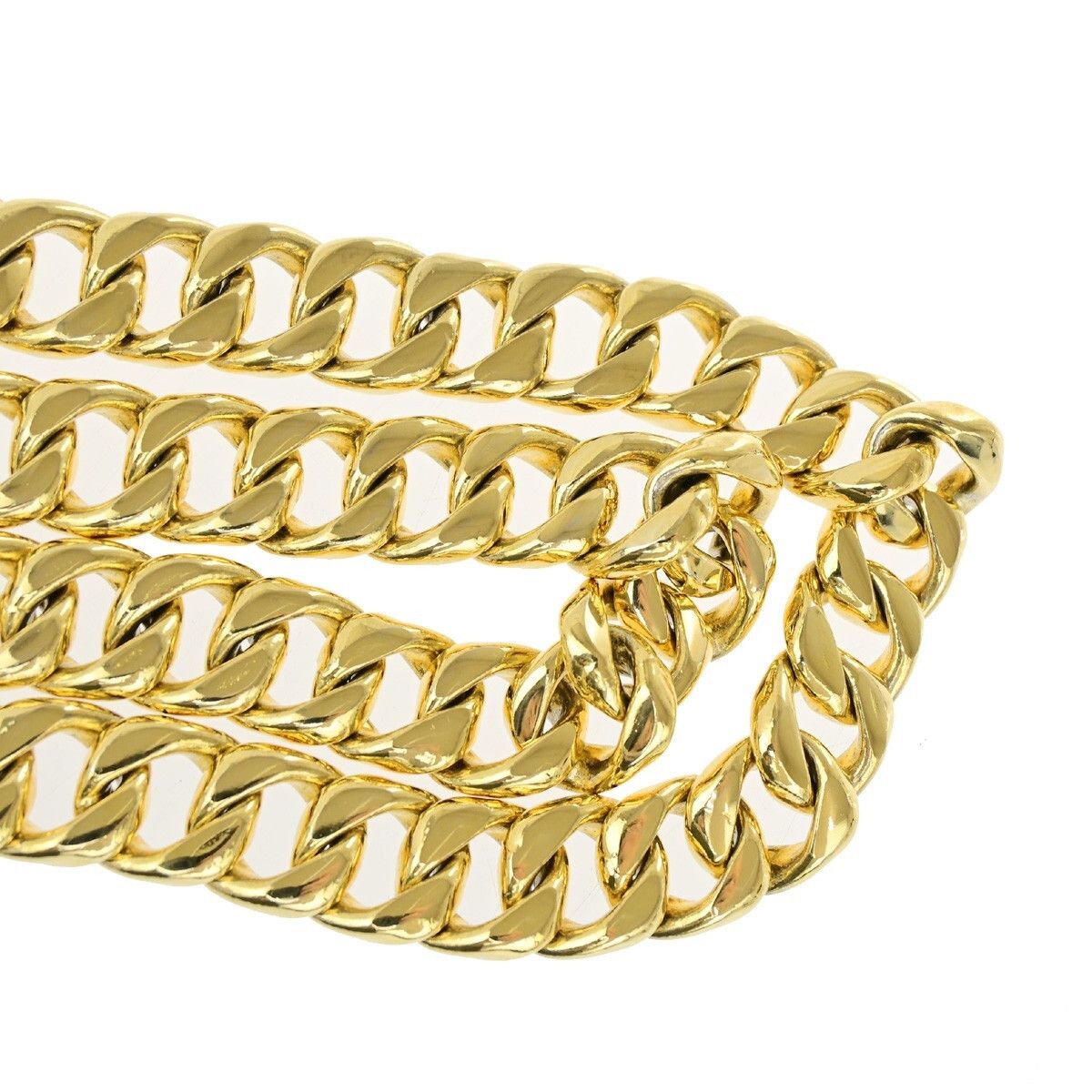 Chanel Chanel CC Chunky Chain-Link Belt Gold-plated Size ONE SIZE - 5 Thumbnail