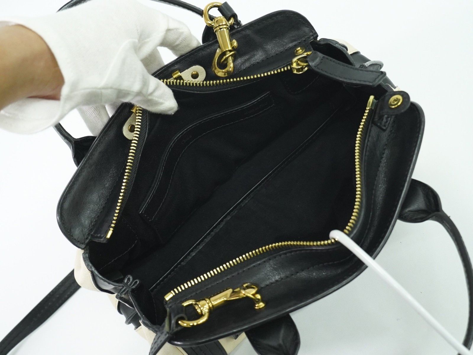 Chloe Chloe Alice Satchel Leather Size ONE SIZE - 3 Thumbnail