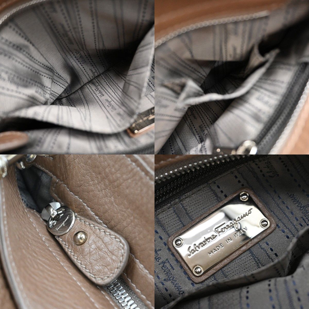 Salvatore Ferragamo Salvatore Ferragamo Sofia Satchel Leather Size ONE SIZE - 10 Thumbnail