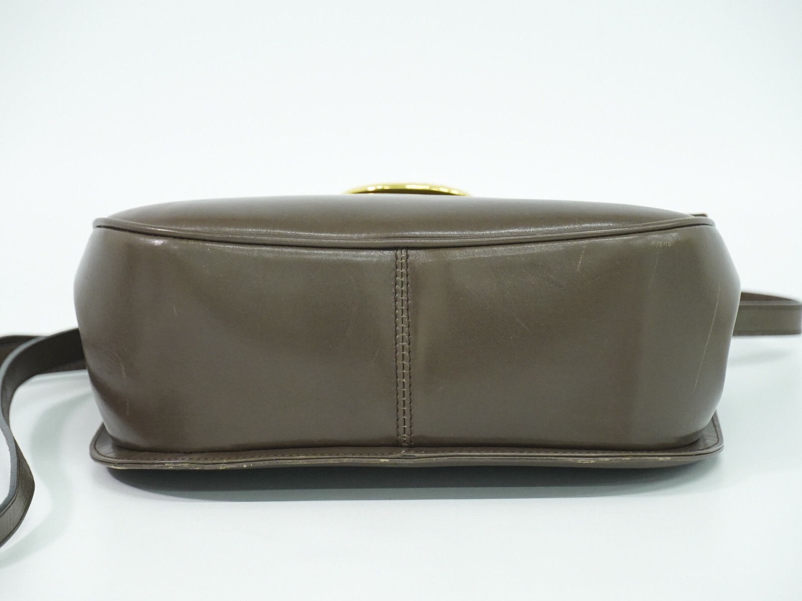 Salvatore Ferragamo Salvatore Ferragamo Gancini Shoulder Bag Leather Size ONE SIZE - 6 Thumbnail