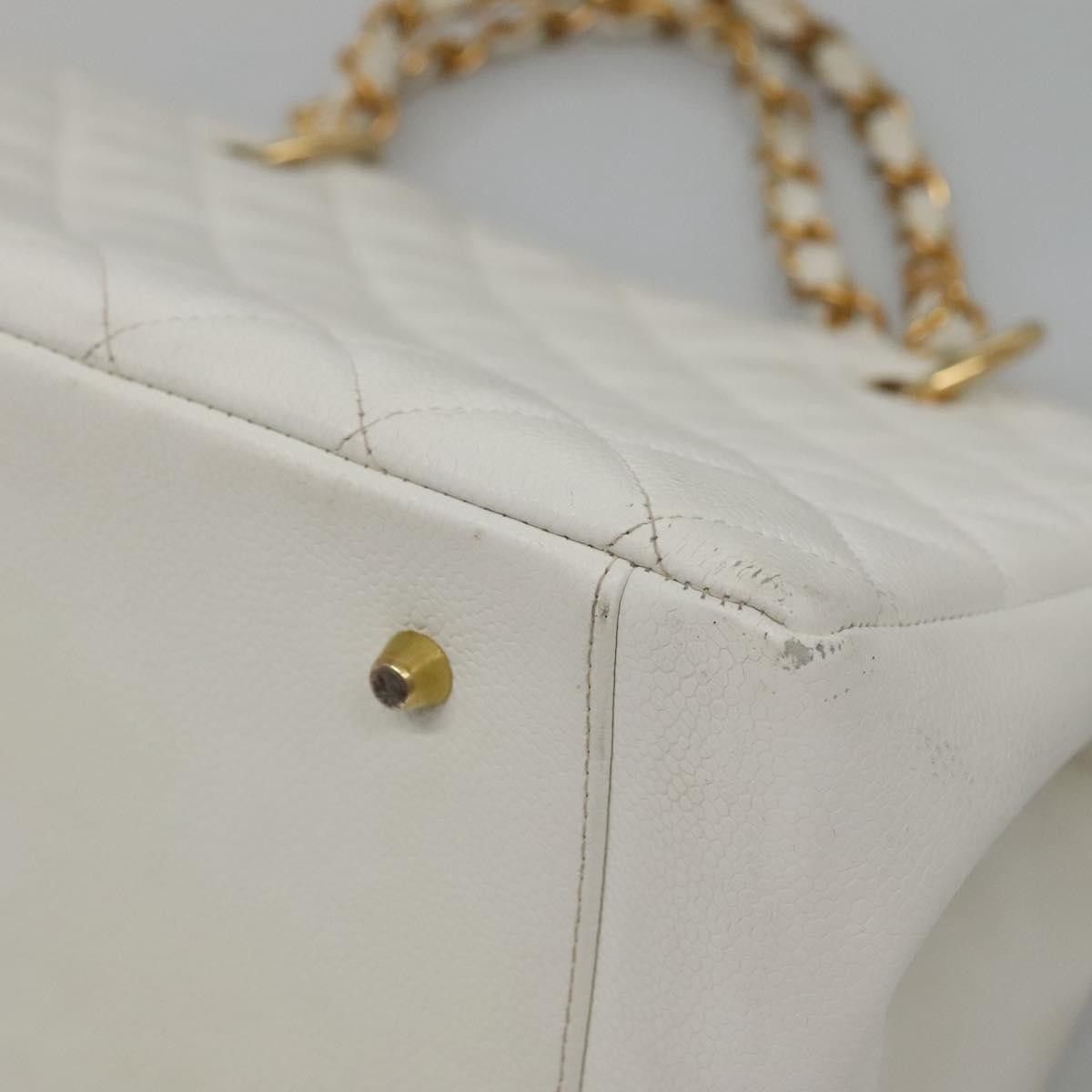 Chanel Chanel Vintage Grand Shopping Tote Quilted Caviar Size ONE SIZE - 10 Thumbnail