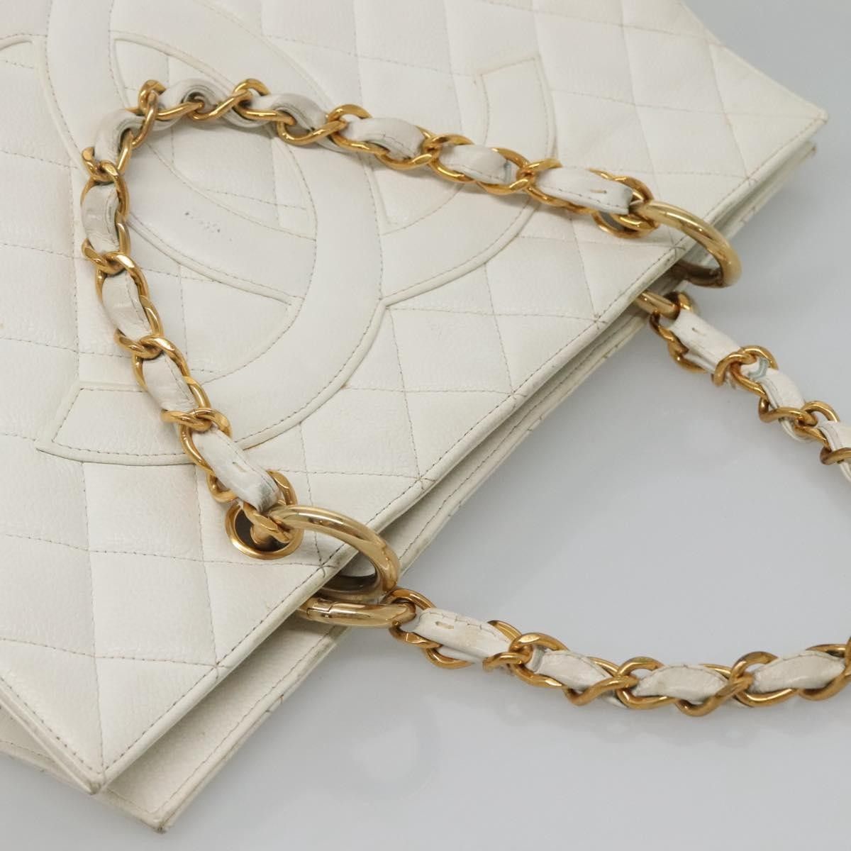 Chanel Chanel Vintage Grand Shopping Tote Quilted Caviar Size ONE SIZE - 15 Thumbnail