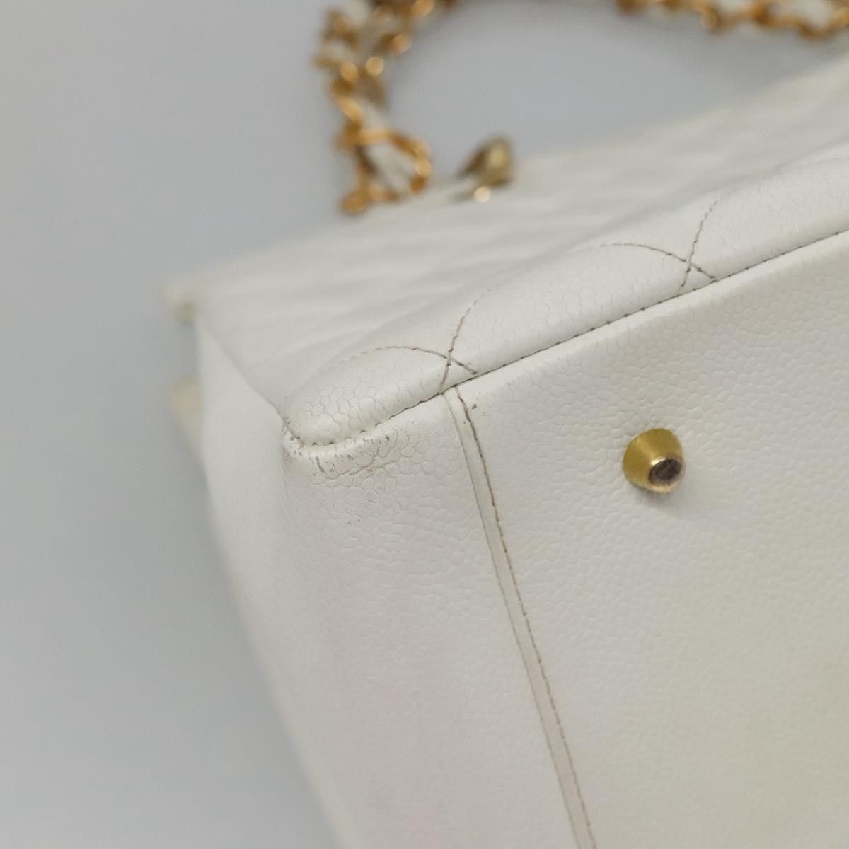 Chanel Chanel Vintage Grand Shopping Tote Quilted Caviar Size ONE SIZE - 12 Thumbnail