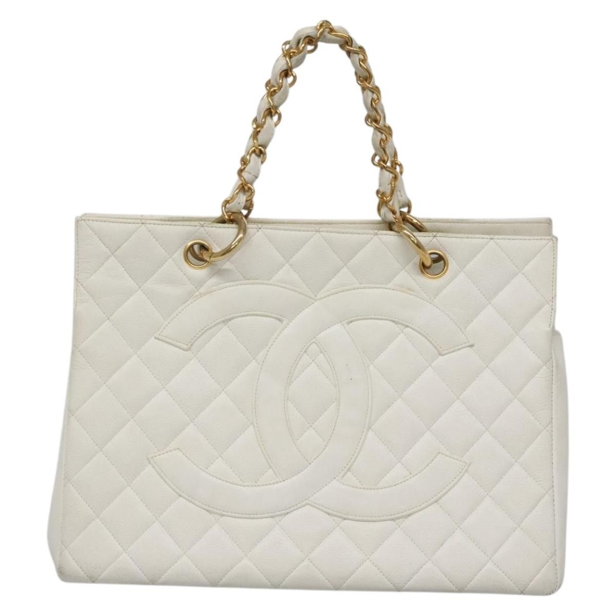Chanel Chanel Vintage Grand Shopping Tote Quilted Caviar Size ONE SIZE - 19 Thumbnail