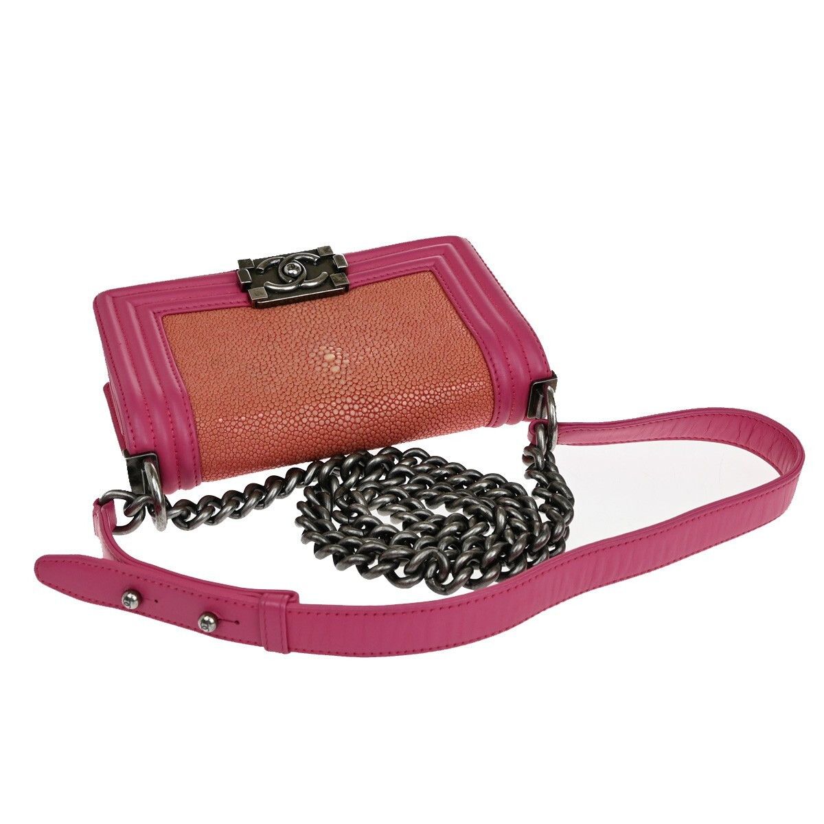 Chanel Chanel Boy Flap Bag Stingray Size ONE SIZE - 6 Thumbnail