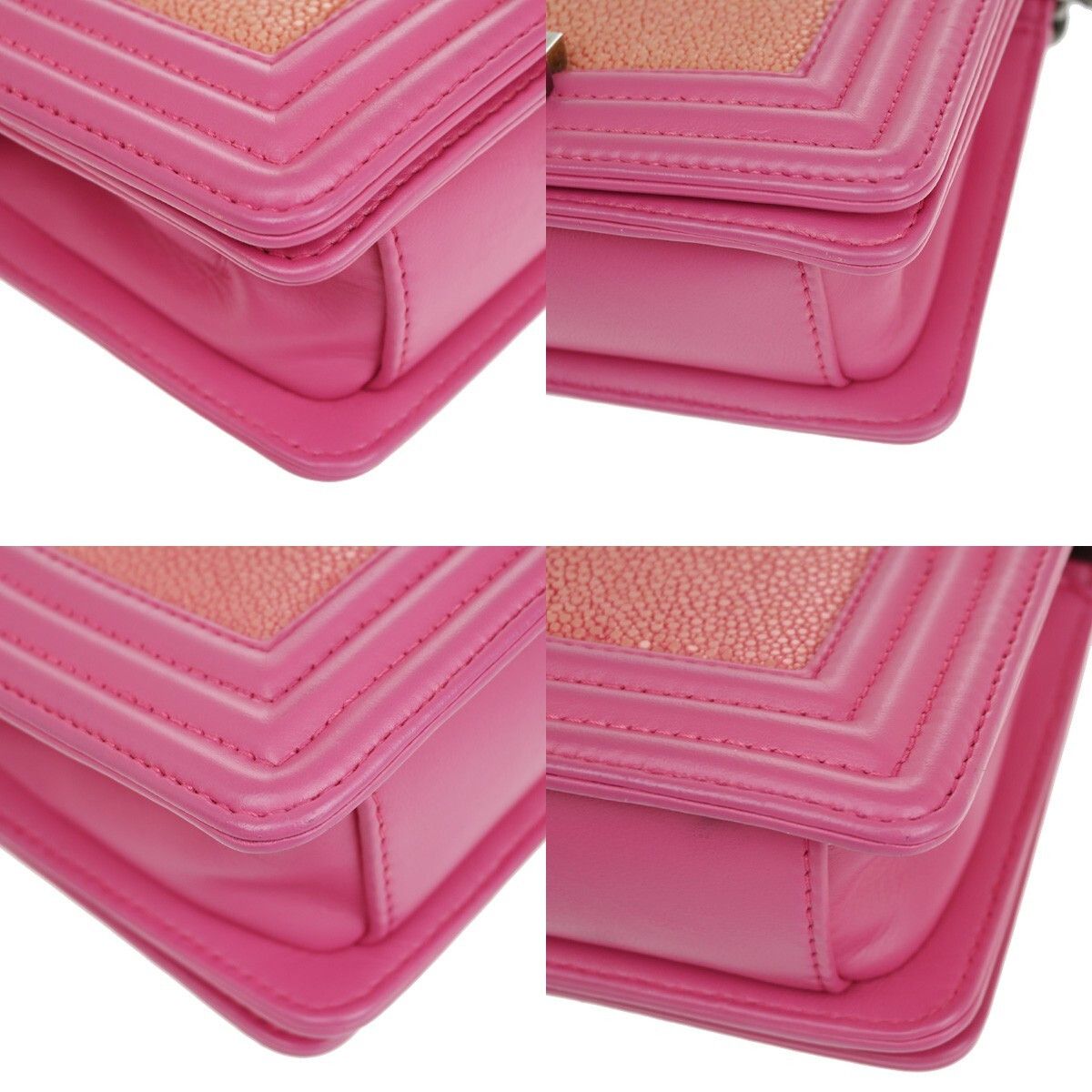 Chanel Chanel Boy Flap Bag Stingray Size ONE SIZE - 8 Thumbnail