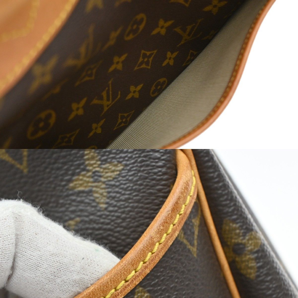 Louis Vuitton Louis Vuitton Deauville Handbag Monogram Canvas Size ONE SIZE - 15 Thumbnail