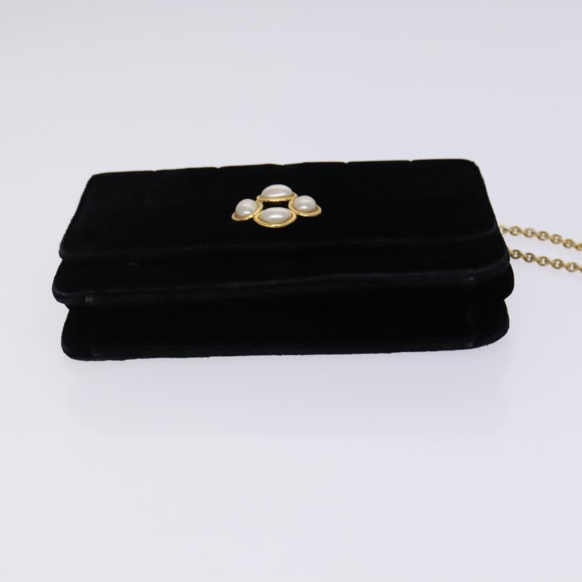 Chanel Chanel Wallet on Chain Quilted Velvet Size ONE SIZE - 9 Thumbnail