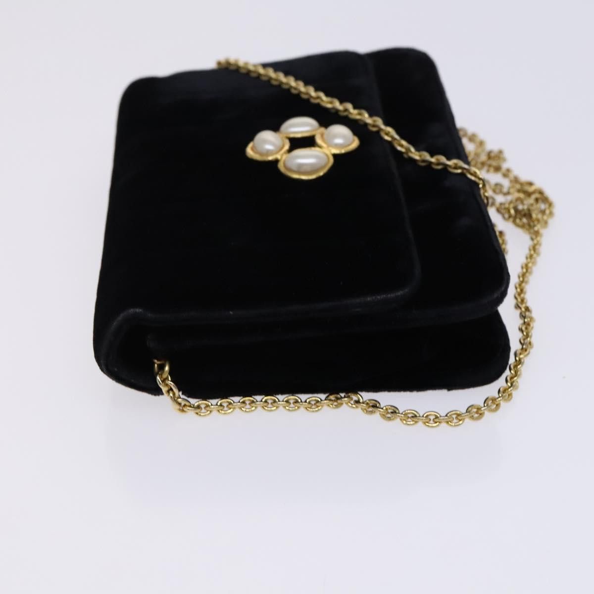 Chanel Chanel Wallet on Chain Quilted Velvet Size ONE SIZE - 5 Thumbnail