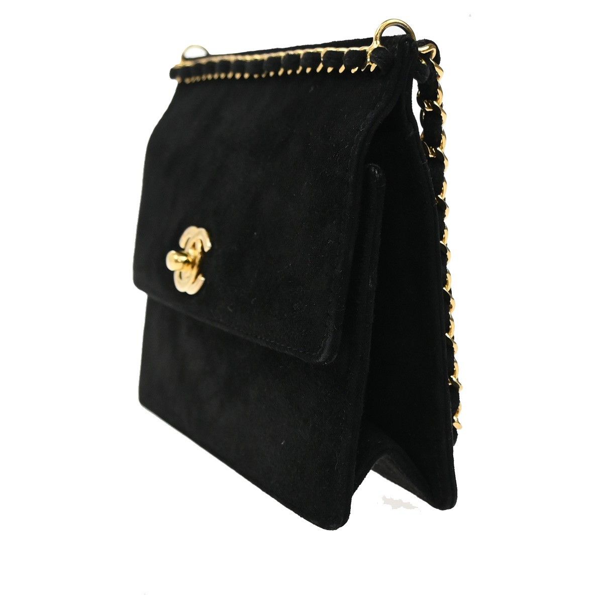 Chanel Chanel Flap shoulder Bag velvet Size ONE SIZE - 3 Thumbnail